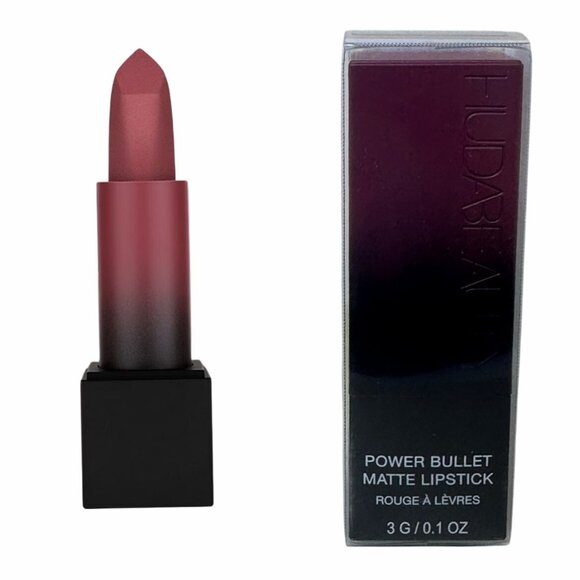 HUDABEAUTY Power Bullet Matte Lipstick Pool Party Full Sz 3g Rare! Authentic NIB - Picture 1 of 7